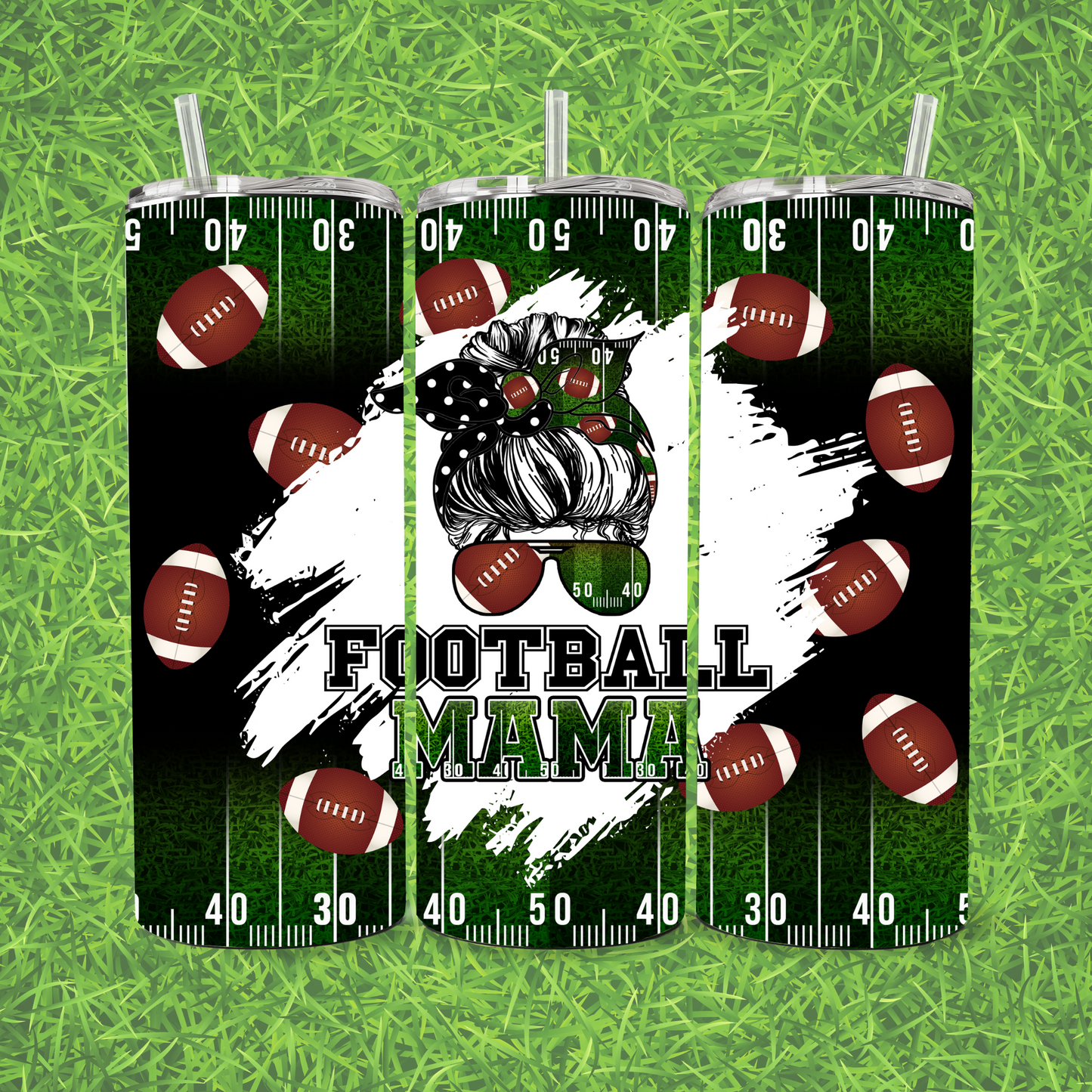 🏈💚 Football Mama 20oz Tumbler 💚🏈