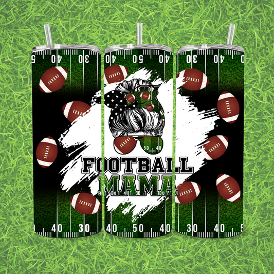 🏈💚 Football Mama 20oz Tumbler 💚🏈