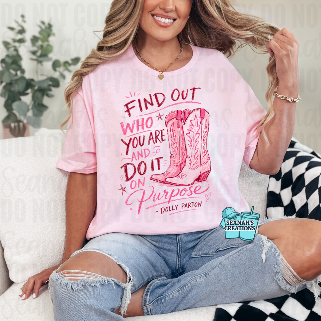 🩷🤠 Do It On Purpose Dolly Tee