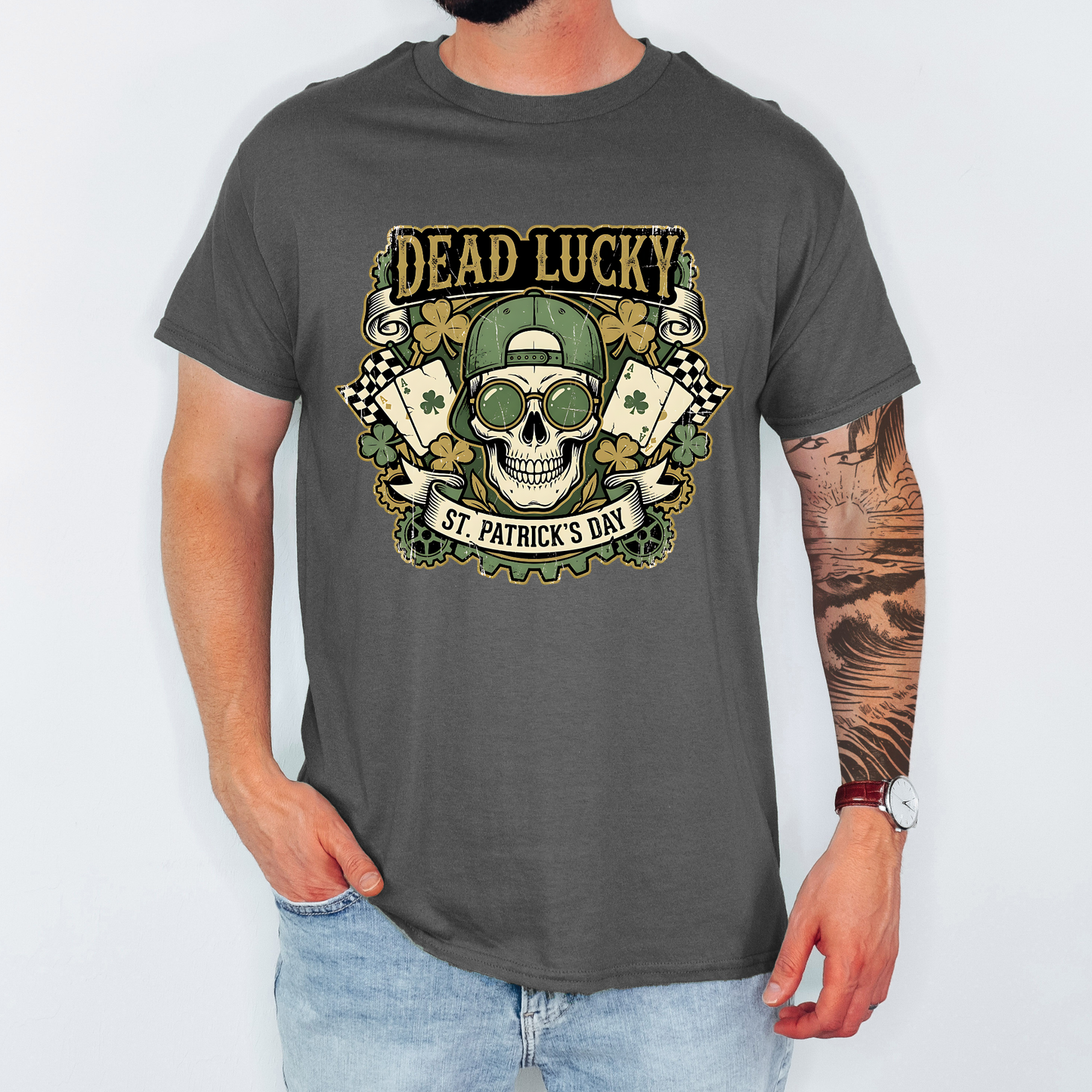 Dead Lucky St. Patrick’s Day Tee 🍀