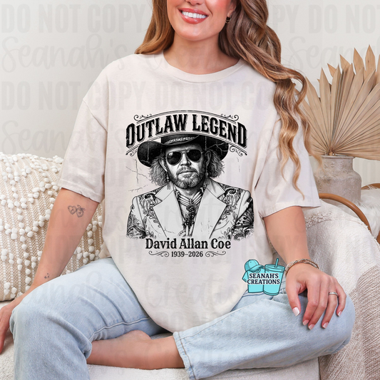 🤠 Outlaw Legend Tee (David Allan Coe)