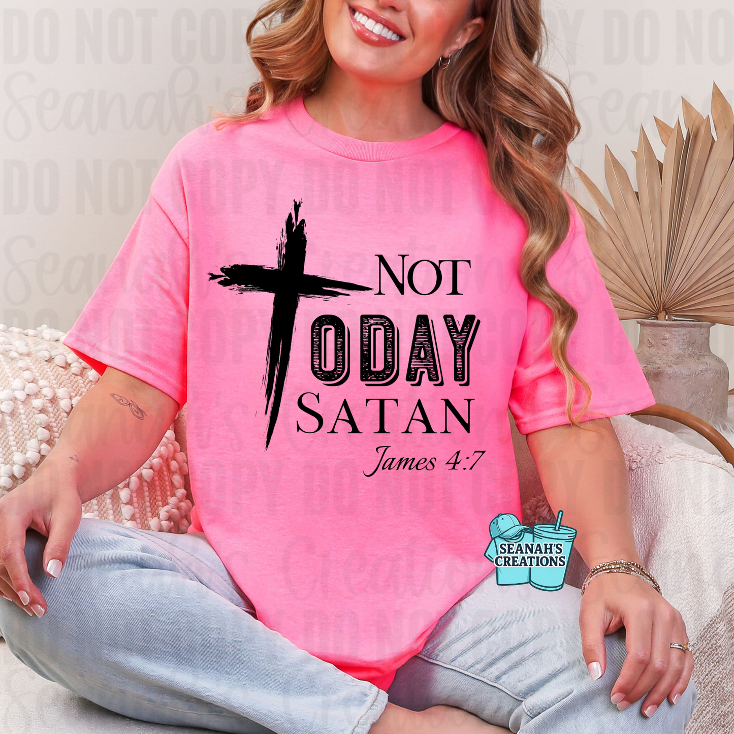 ✝️ Not Today Satan Tee