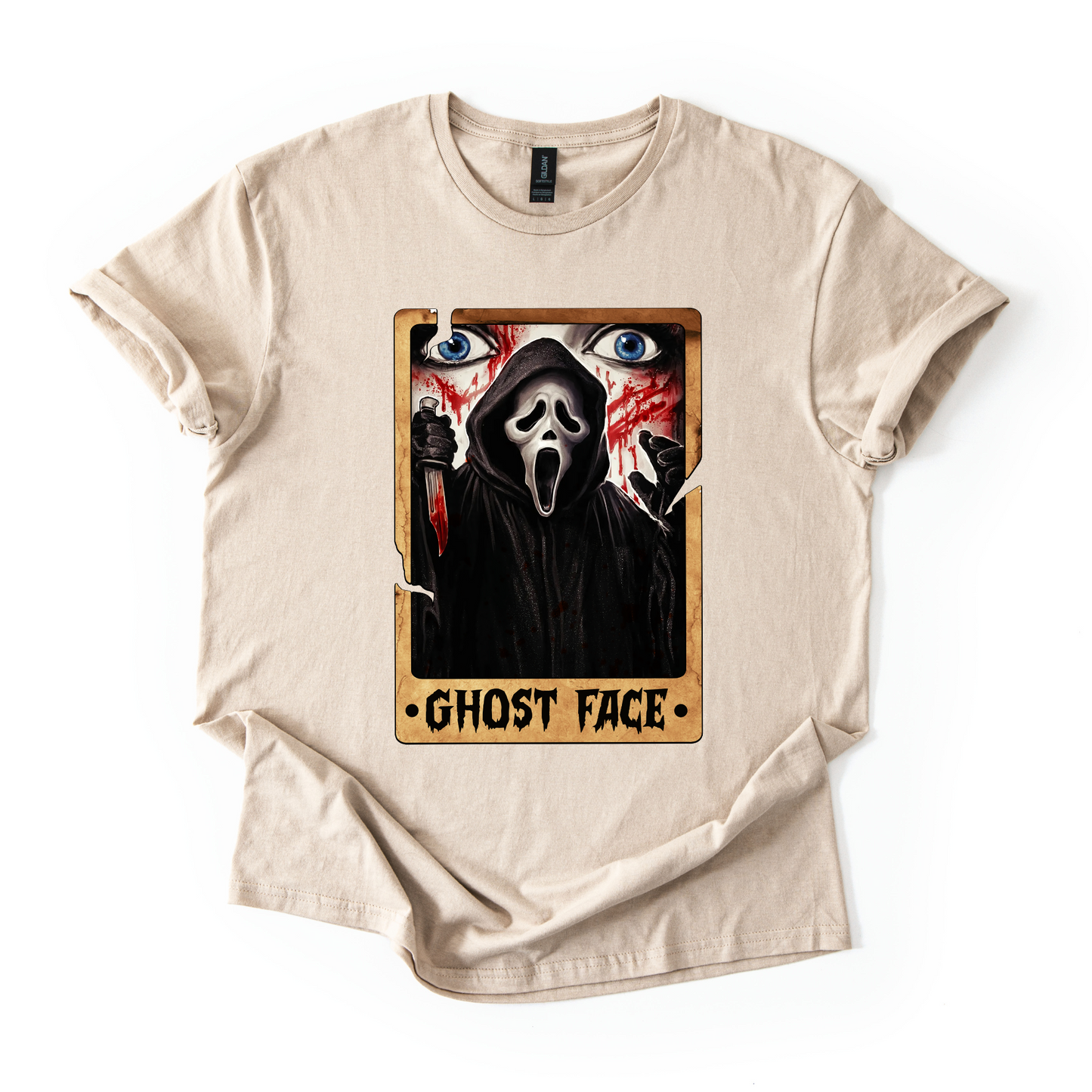 🔪 Ghost Face Horror Tee – Scream Inspired