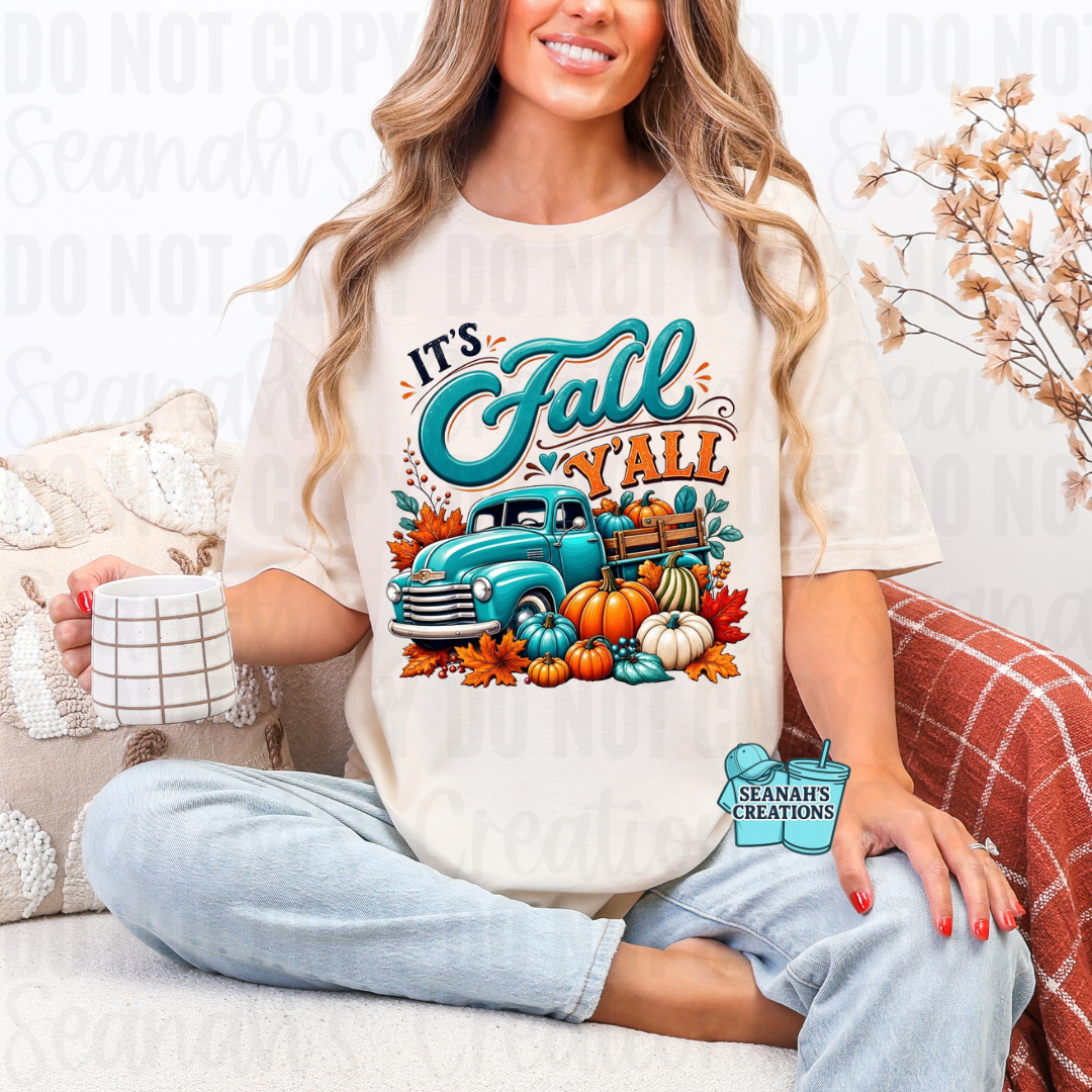 🍂🛻 It’s Fall Y’all Vintage Truck Tee