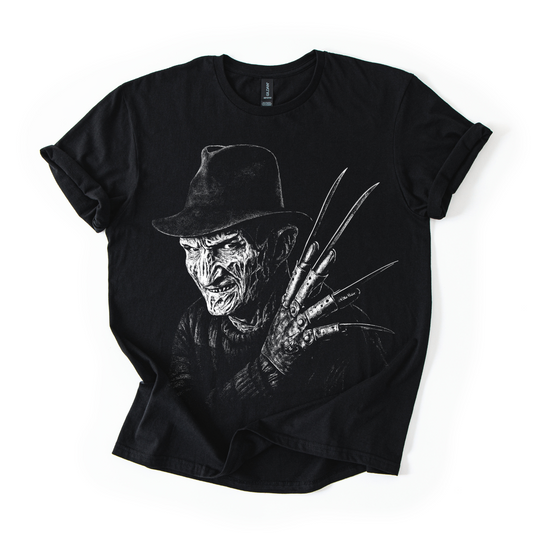 🔪 Freddy Krueger Horror Tee – Nightmare Street Style 🔪