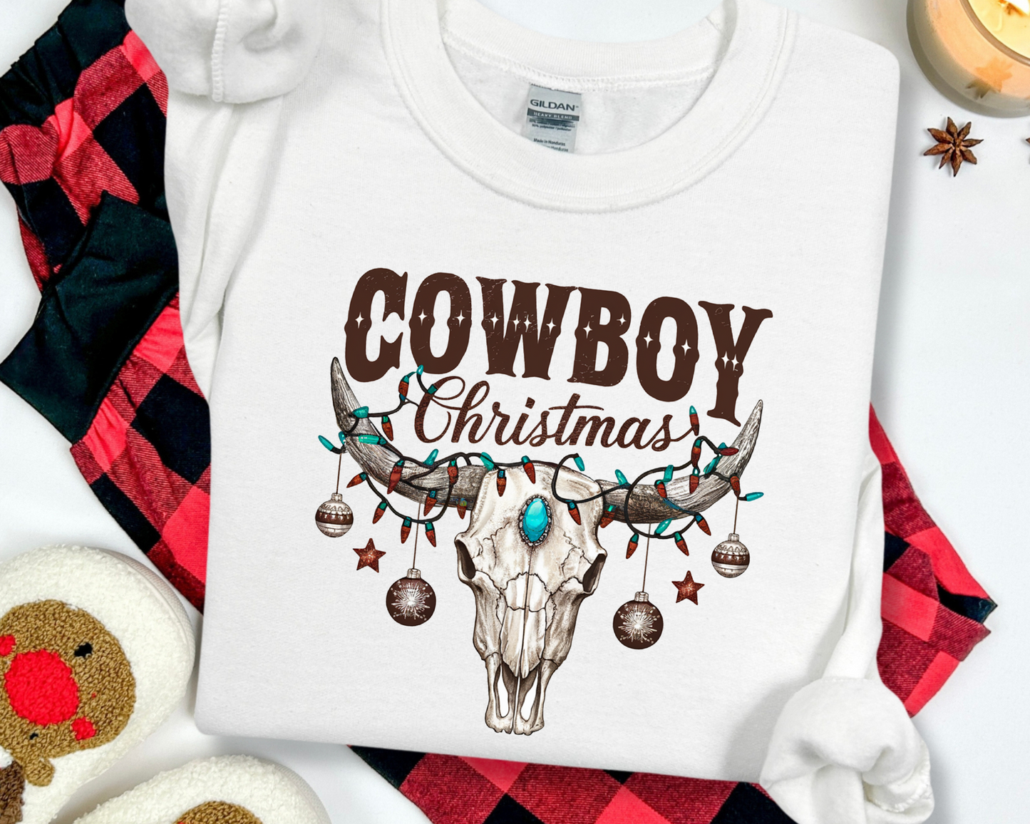Cowboy Christmas Sweatshirt